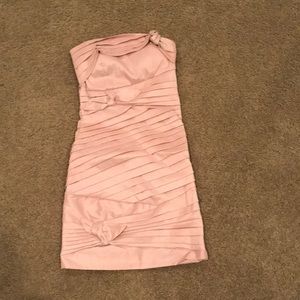 Strapless formal dress